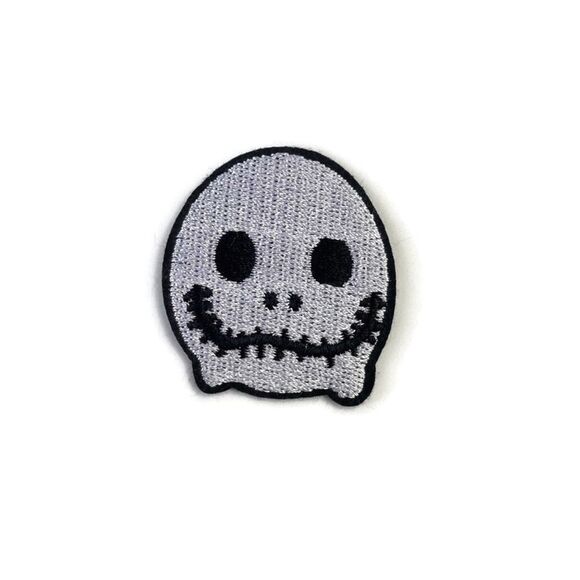 Jack Head Embroidered Patch - Picture 1 of 3